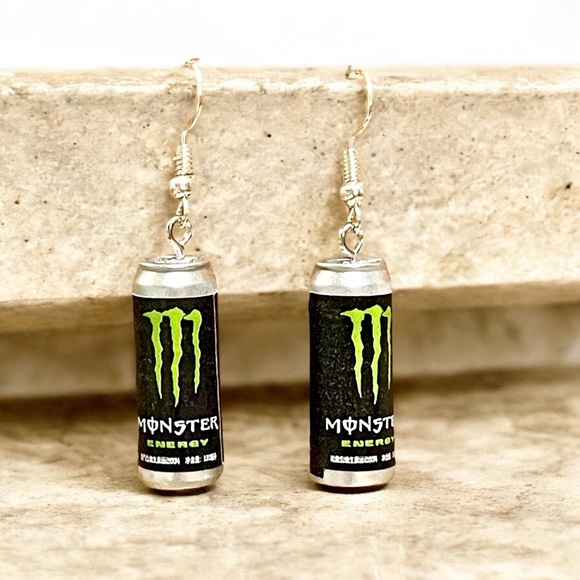 Jewelry - New monster energy drink earrings